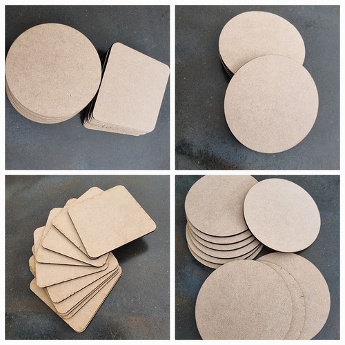 10x wooden mdf plain - mdf,