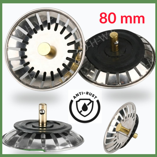 80mm metal kitchen sink - 80mm,