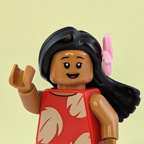 Lego lilo minifigure - lilo, pink
