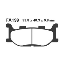 Pair of EBC SFAC SFAC199 Brake