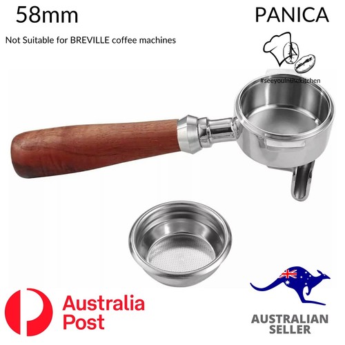 Group handle portafilter - handle, wood