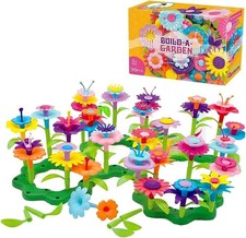 98 pieces toy kids Girls Boys Building Blocks Baby Flower Garden Building Toy
