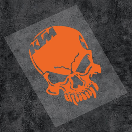 Skull decals for - decals, ktm