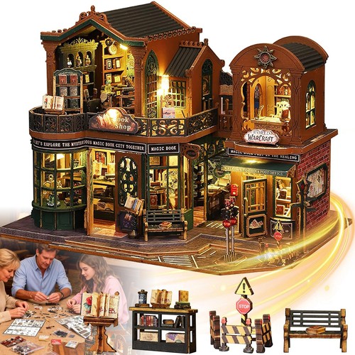 Wooden puzzle model - 3d,