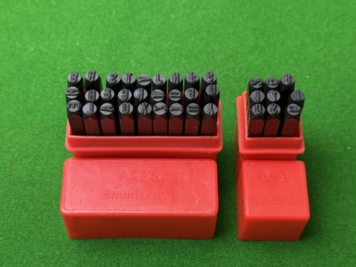 Letter number stamp punch - letter, &