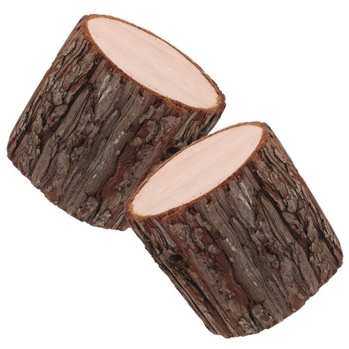 2pcs tree stump decor - tree,