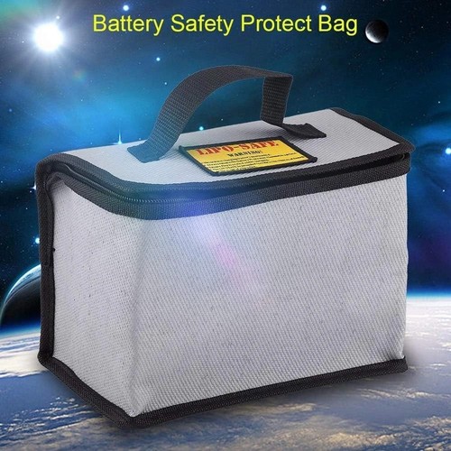 Fiberglass battery safe bag - battery,