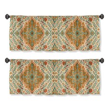 Mandala Curtain Valance for