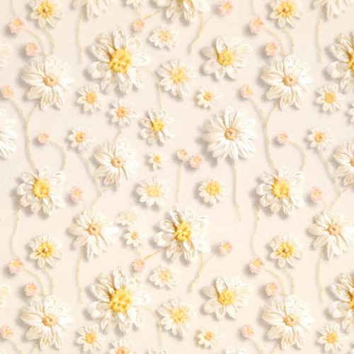 Daisy cotton fabric - daisy,