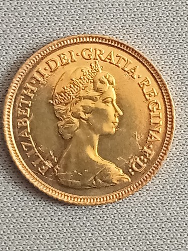 1982 gold half - half, coin