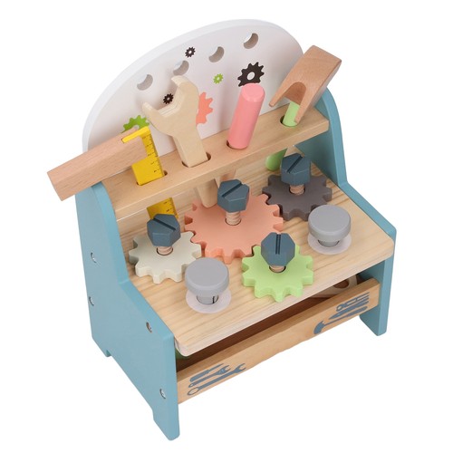 Wooden construction bench - construction, toy