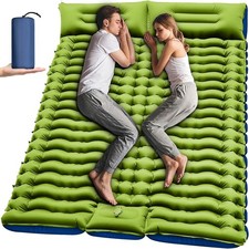 Inflatable Mat Camping Sleeping Self Inflating Mattress Bed UK Air Pillow Hiking
