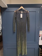 Zara Mesh Midi Dress With