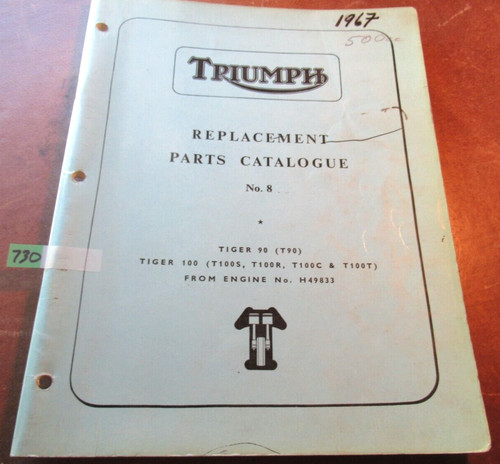 Triumph t90 t100 tiger 90 - triumph, #8