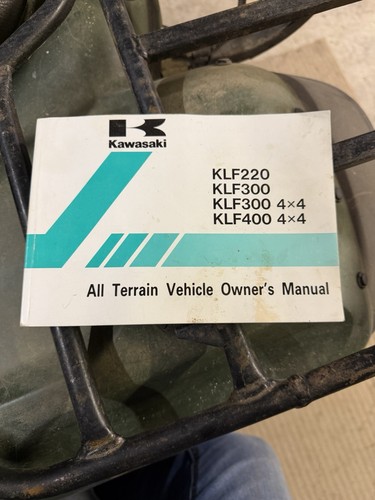 Kawasaki klf 220 - 300, 4x4