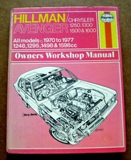 HILLMAN AVENGER & Plymouth