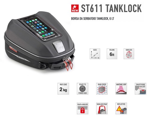 St611 tanklock tank bag - st611,
