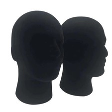 1pc Practical Male Foam Mannequin Head Model Hat Wig Glasses Display Stand Racks