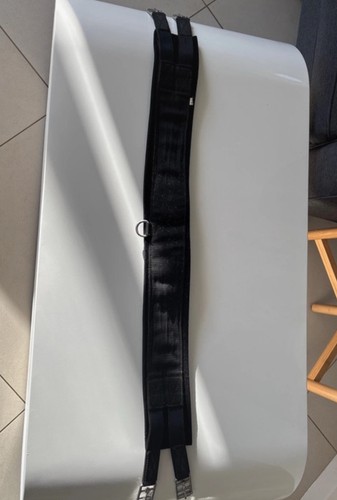 Black girth with removal felt - black,