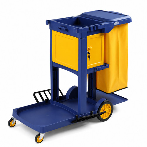 Janitorial cleaning trolley - janitorial,