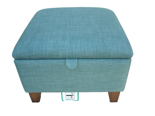 Large duck egg linen look - duck,