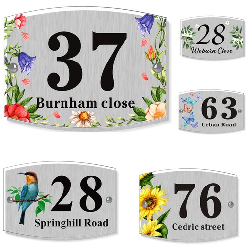 House sign personalised - personalised, door