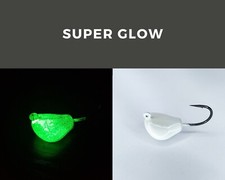 5pk Tog Jigs / Sheepshead Jigs, Tautog, Porgy, Super Glow 1/4oz - 4oz