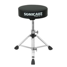 SONICAKE  Drum Throne Stool Height Adjustable Padded Seat Non-Slip Feet UK SHIP