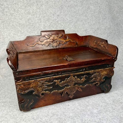 Vintage carved wood chinese - carved,