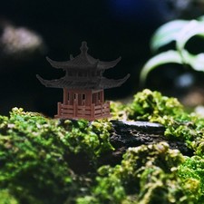  Chinese Pavilion Model Microlandscape Ornaments Mini Garden Decoration