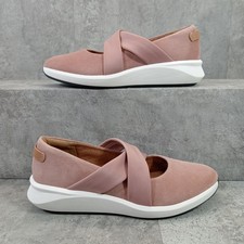 Unstructured By Clarks, Ladies Nubuck/Suede & Leather Shoes Size UK 6D