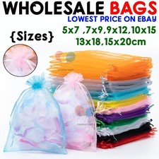 25-500Pcs Organza Gift Bags