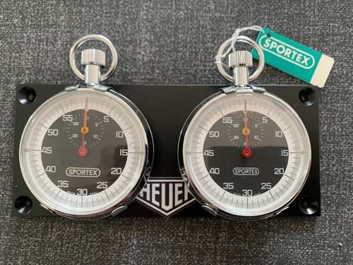 Mint and boxed heuer sportex - heuer,