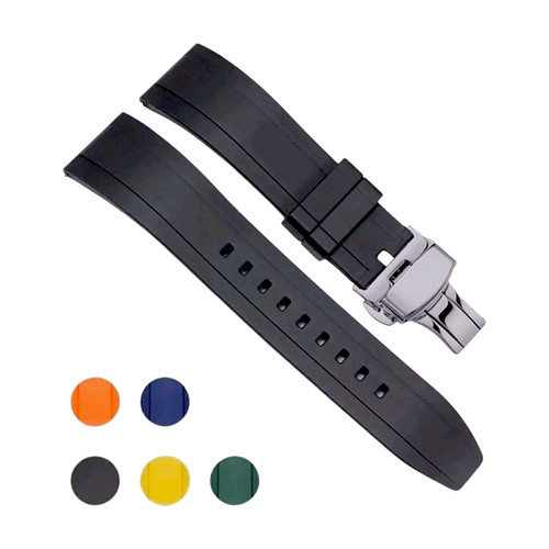 Rubber watch strap band - rubber,