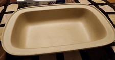 The Pampered Chef Family Heritage Stoneware Collection 17" X 11” Roaster Pan  K