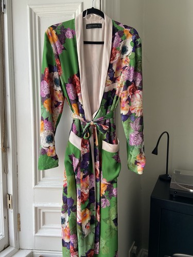 Zara green floral printed - floral,