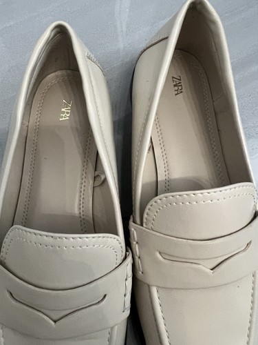 Zara white leather - white,