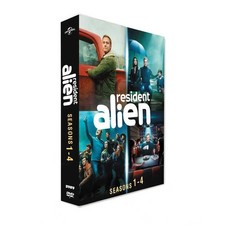 Resident Alien seasons /series 1,2,3,4 (DVD Box Set )