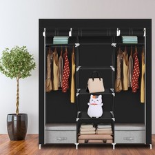 Fabric Canvas Wardrobe with