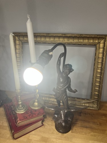 Art deco spelter boy - art, cherubs