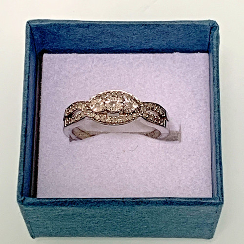 Silver marcasite ring size - marcasite, n