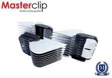 Masterclip Metal Comb Guides Long Cut Fits Oster, Andis & A5 dog clipper blades
