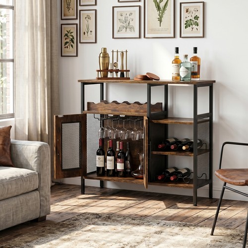 Vintage wine cabinet storage - cabinet,