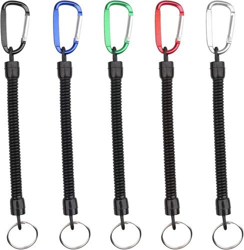 5pcs stretchy spiral keyring - 5pcs,