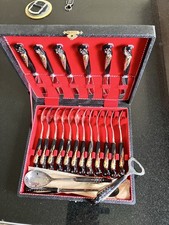 Canteen of cutlery Vintage. Plus a Cork Screw and  Serving Spoon, Other Spoon