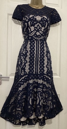 Gorgeous coast navy blue lace - blue,