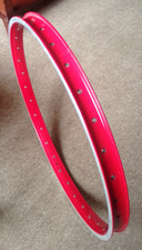 NEW Onza Full Fat Alloy Rear Rim 26", RED, Ultra Lite Trials Bike Ultra Wide 36
