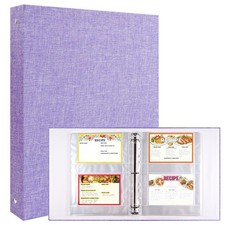 A4 3 Ring Binder Recipe Card