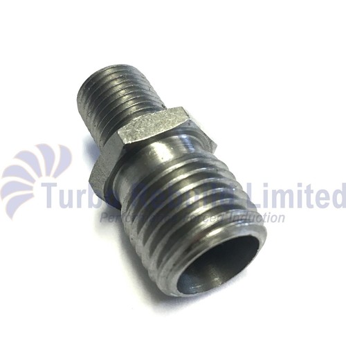 Turbocharger oil feed union - turbocharger,