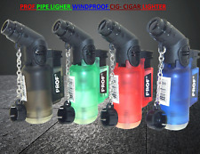 2 XPipe Lighter Prof Angled Jet Flame Windproof Blue Turbo Flame Refillable Tank